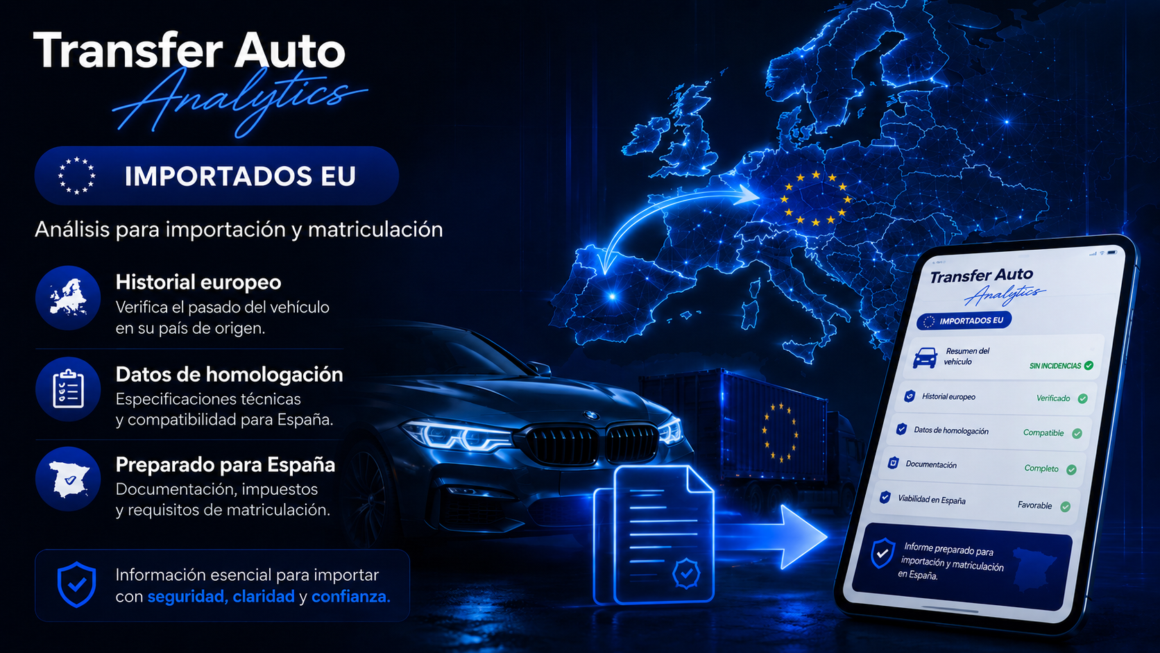 Informe Transferauto Analytics Importaciones UE
