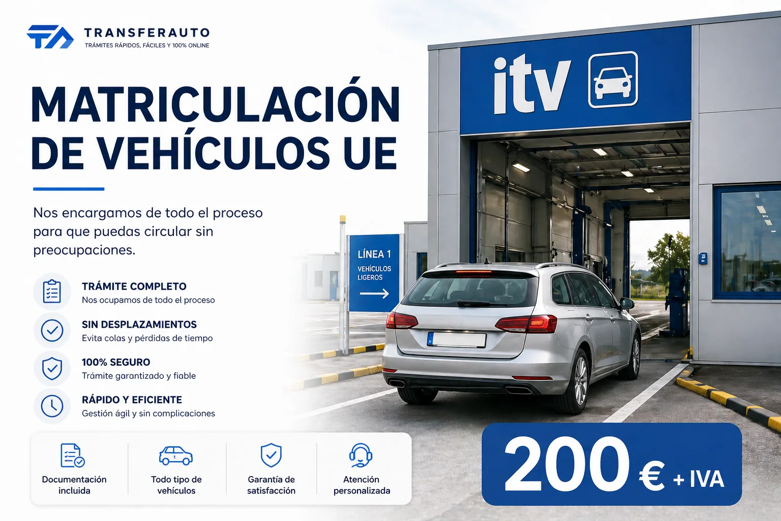 Matriculación vehículo UE